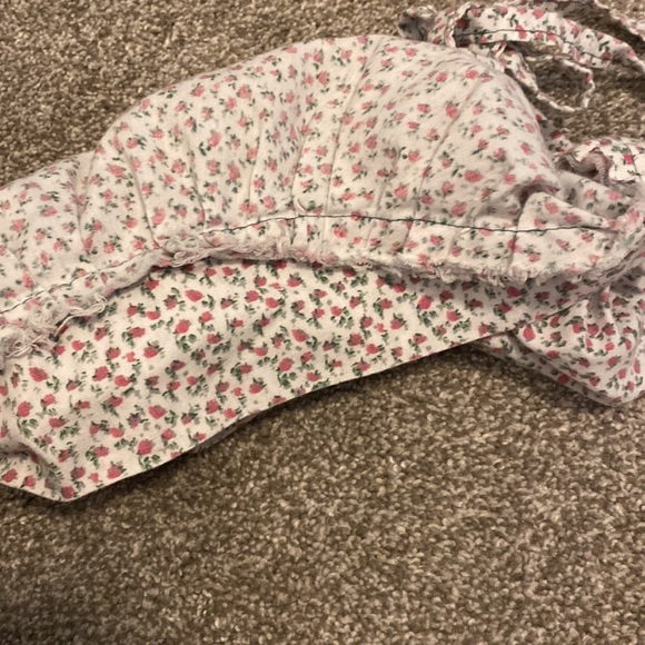 Set of 2 Surgical Bouffant caps Scrub Nurse Dog Cat Heart Roses Red Homemade hat - Picture 12 of 12